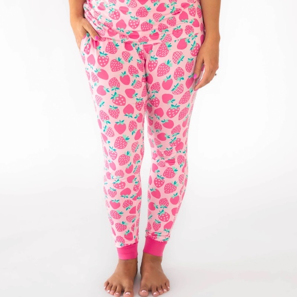 Little Sleepies Other - Little Sleepies Women's Pajama Pants, Sweet Strawberries, Limited Edition, Large
